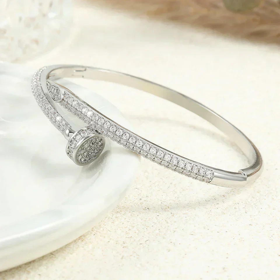 Nail Bracelet with Stones