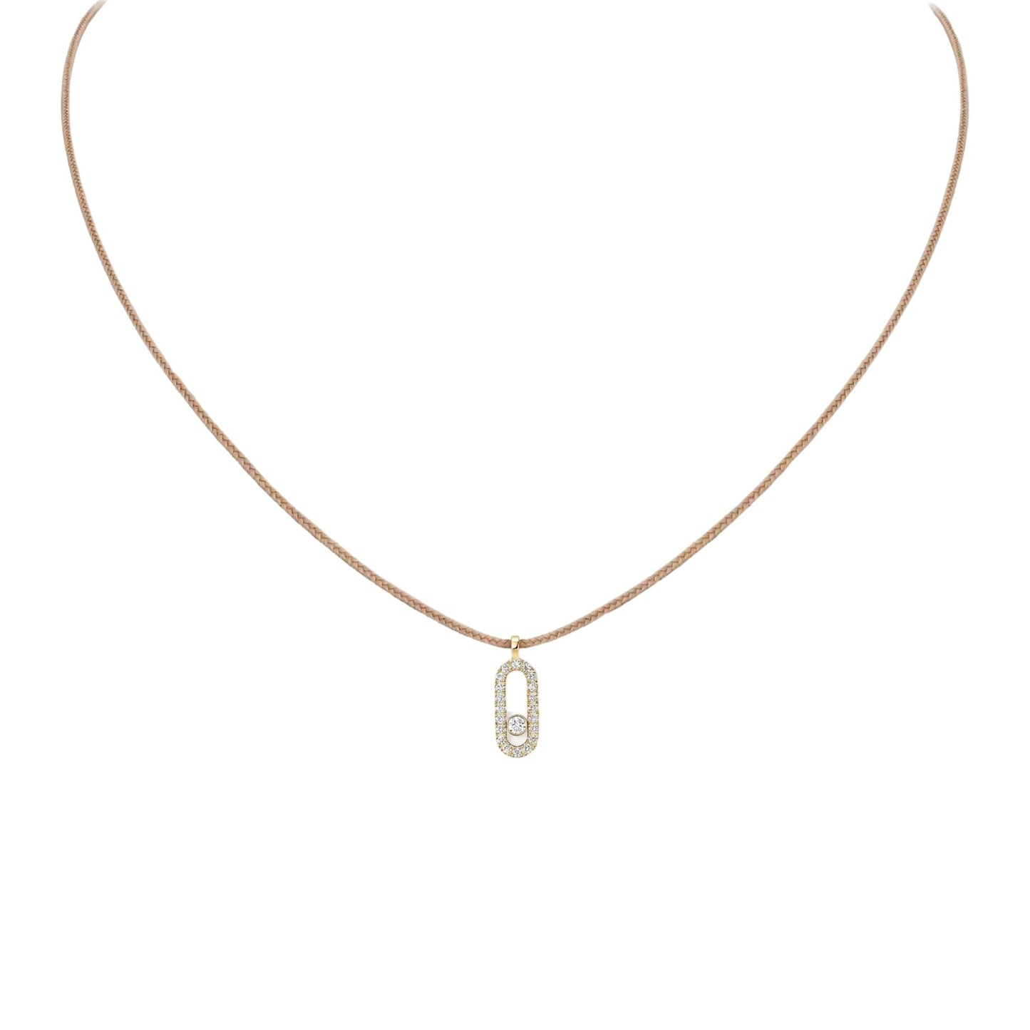 Roped Classy Diamanté Necklace
