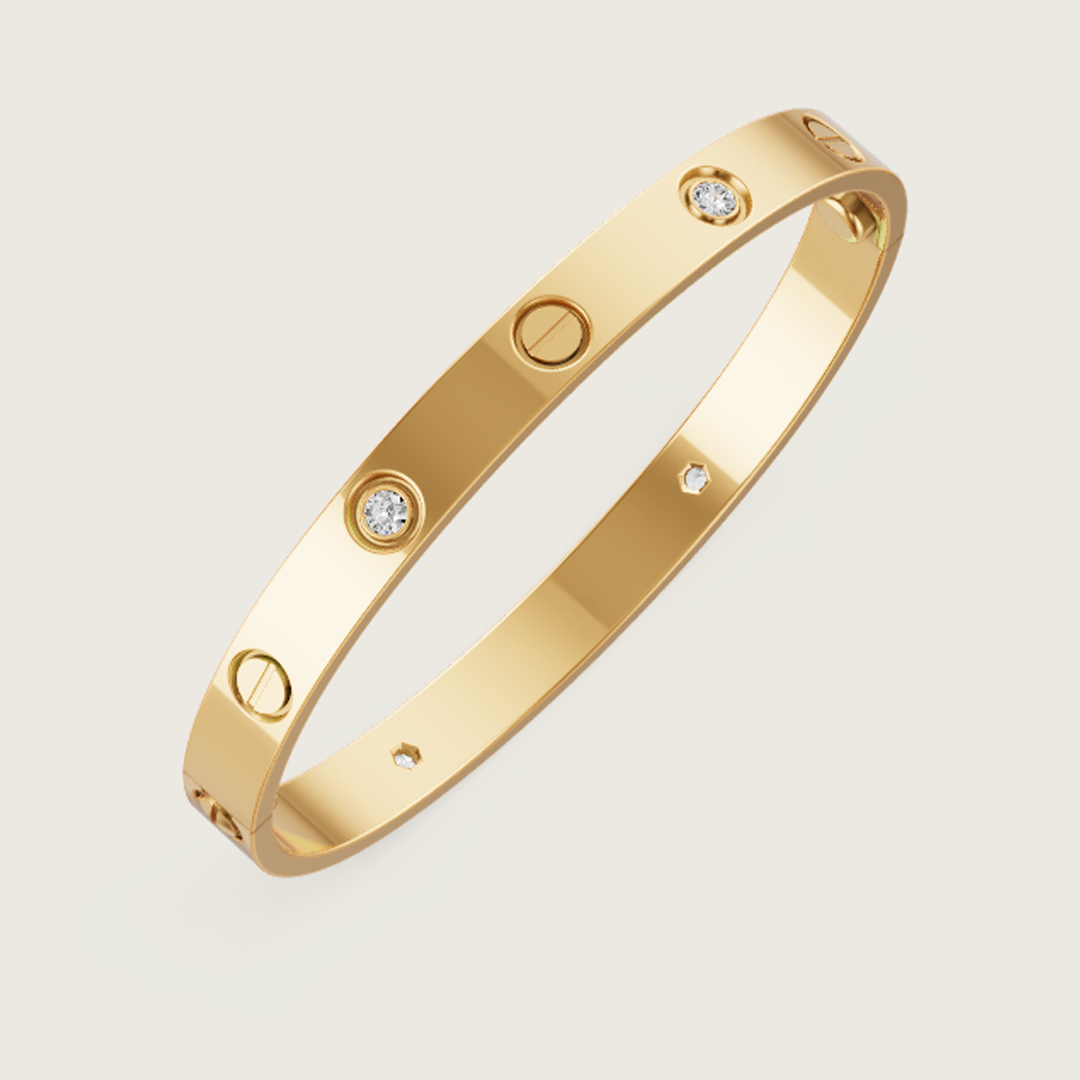 Ava 4-Diamond Arm Ring