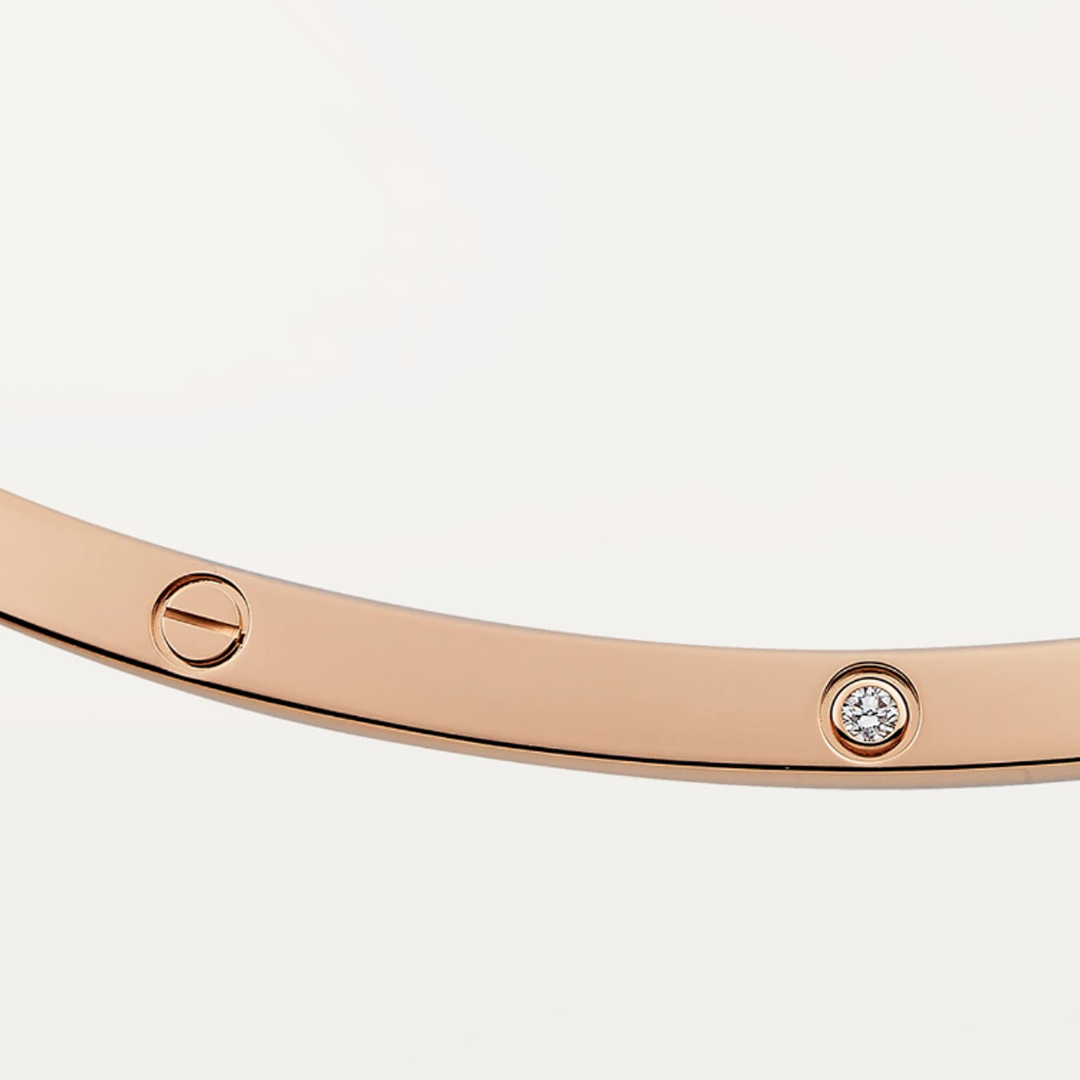 Adèle Necklace - Rose Gold / Diamond