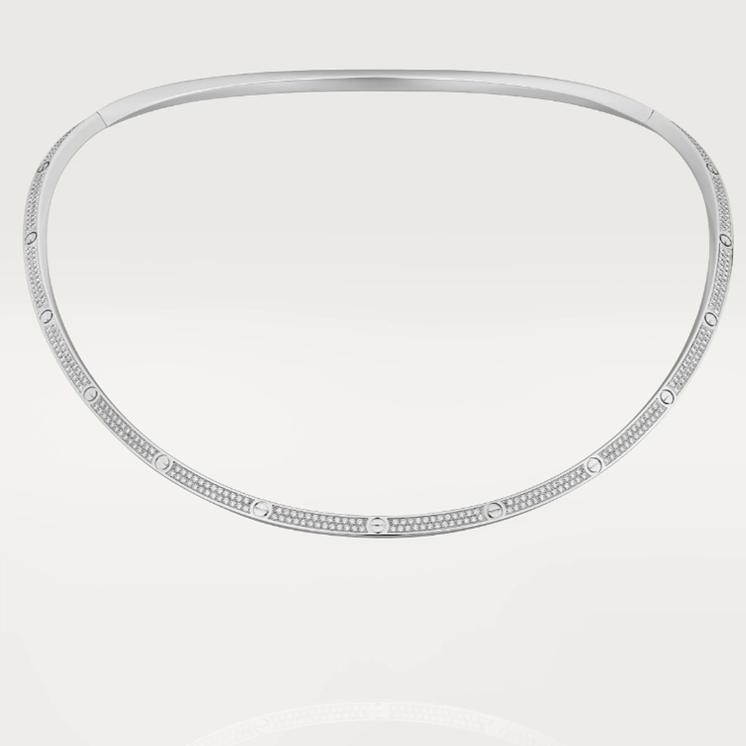 Adele Necklace - Silver / Diamond