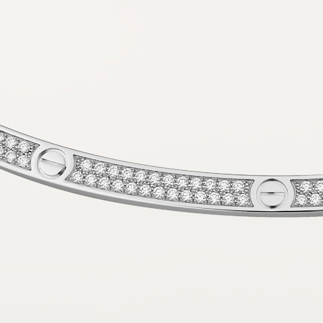 Adele Necklace - Silver / Diamond