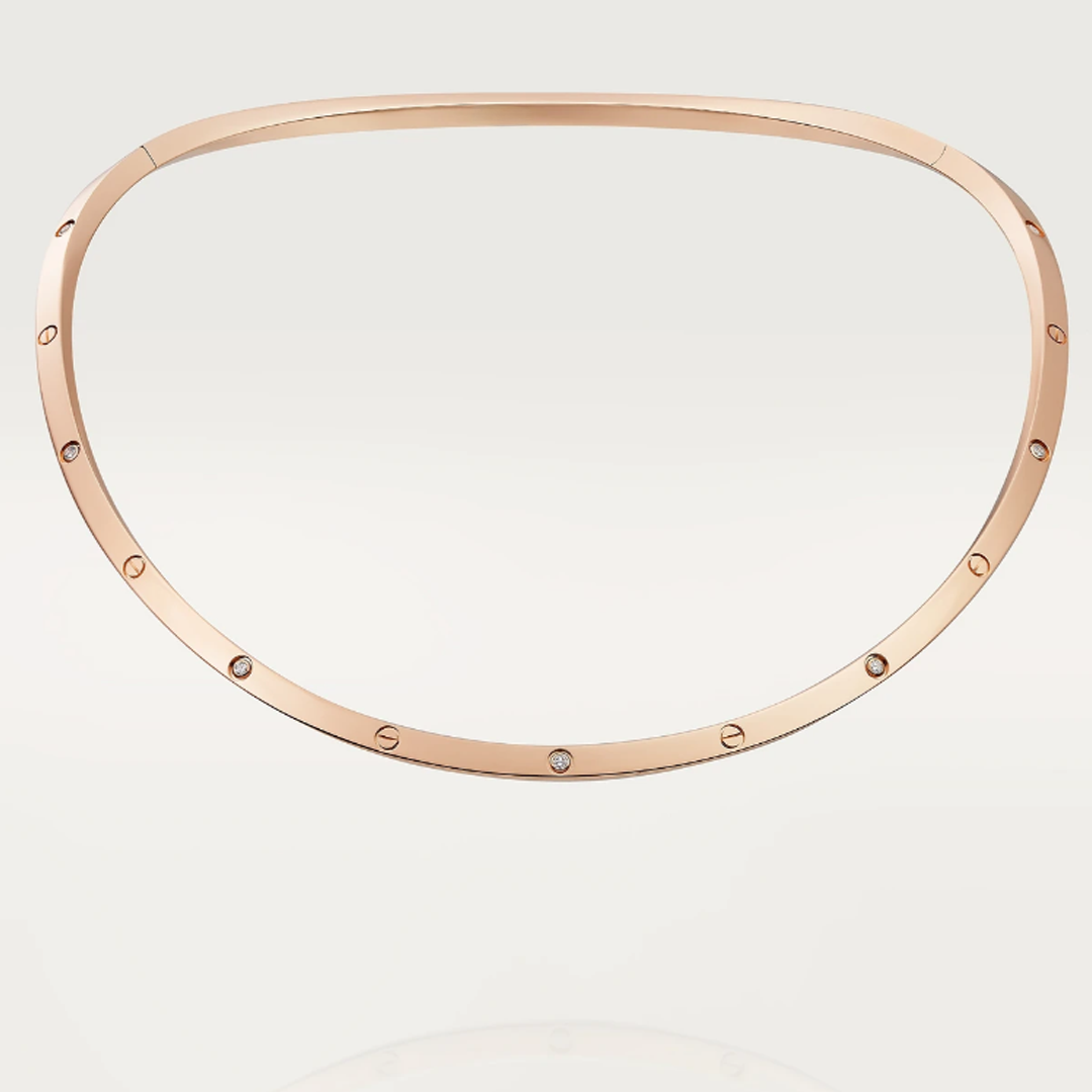 Adèle Necklace - Rose Gold / Diamond