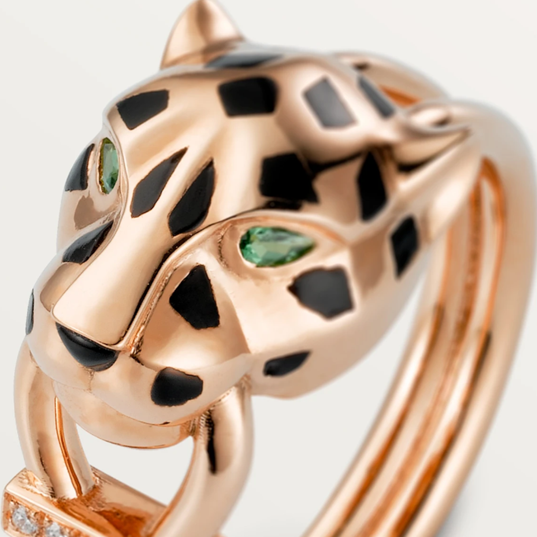 Panther Amber Ring