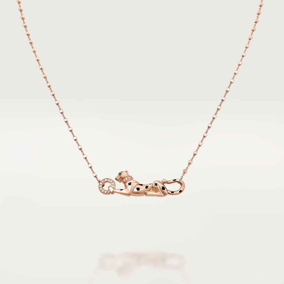 Panther Rose Necklace
