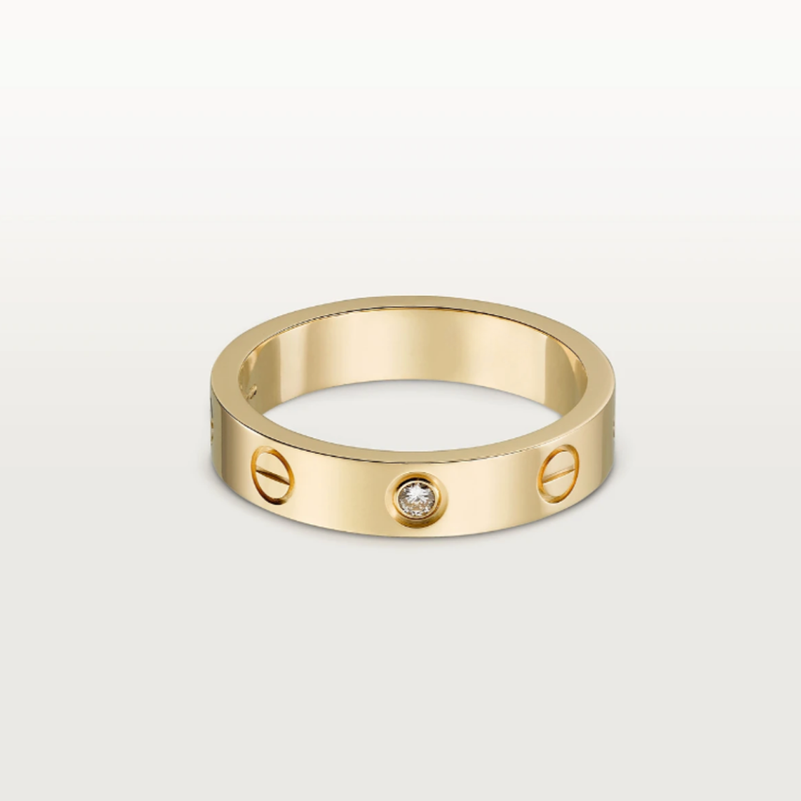 Love Ring with 1 Diamond