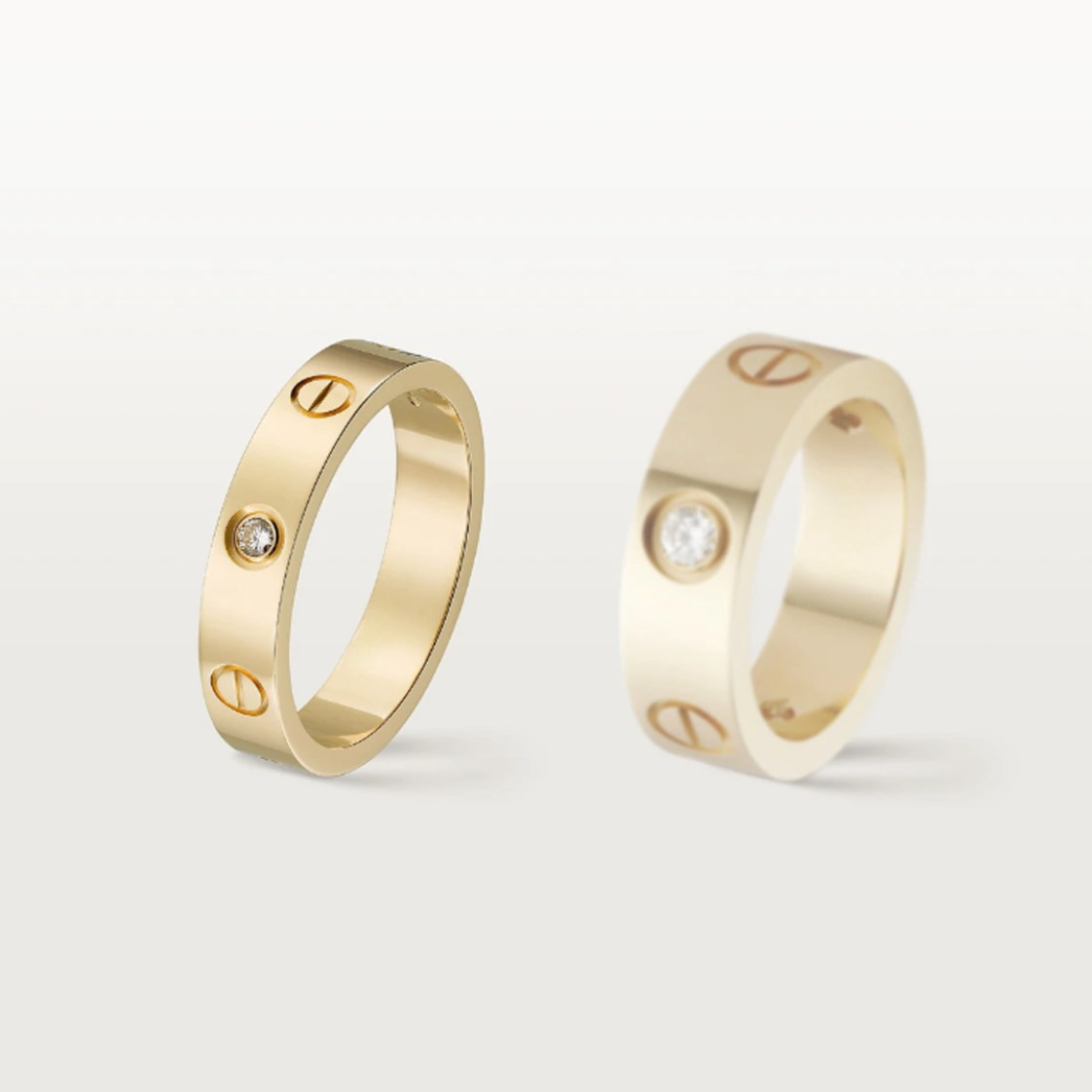 Love Ring with 1 Diamond