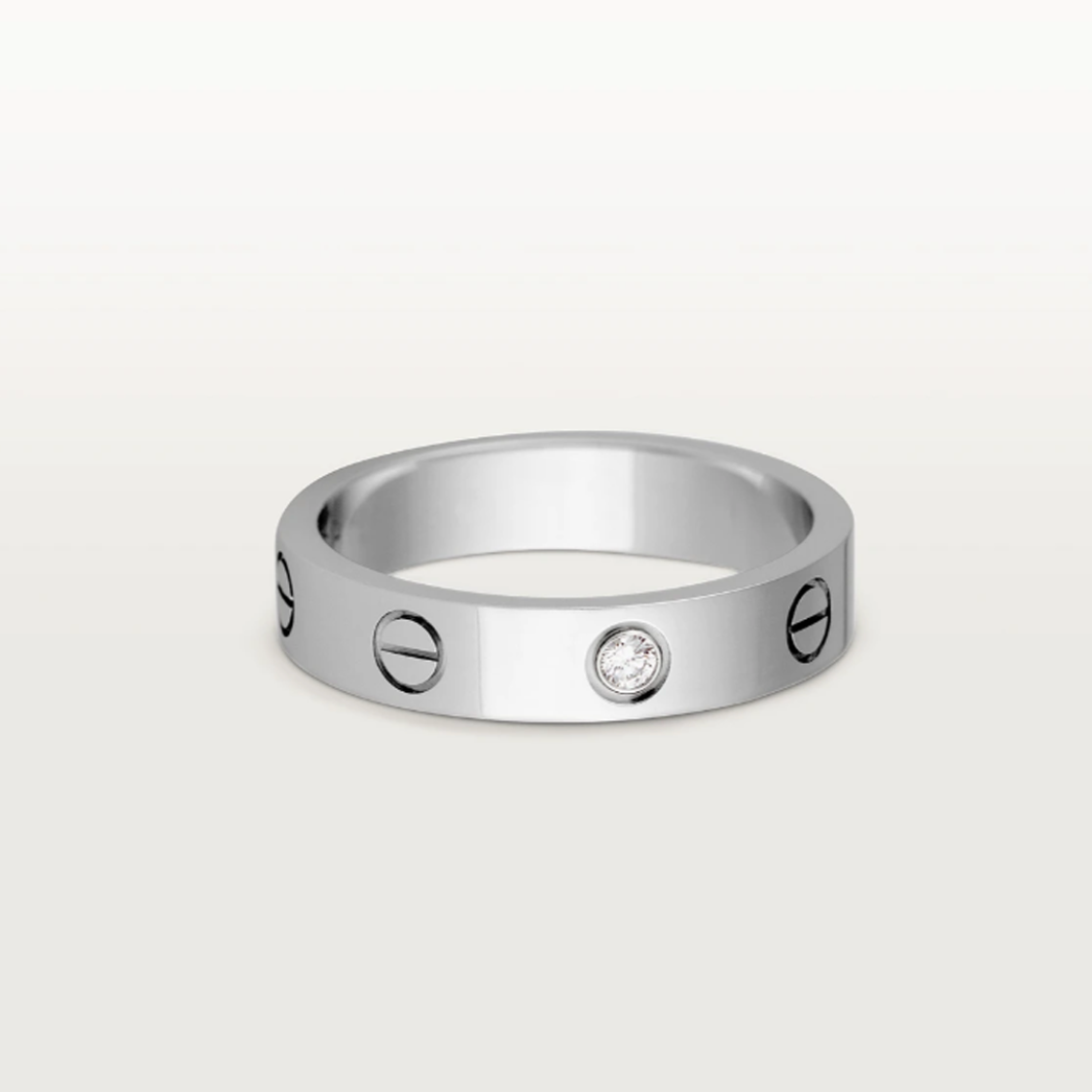 Love Ring with 1 Diamond