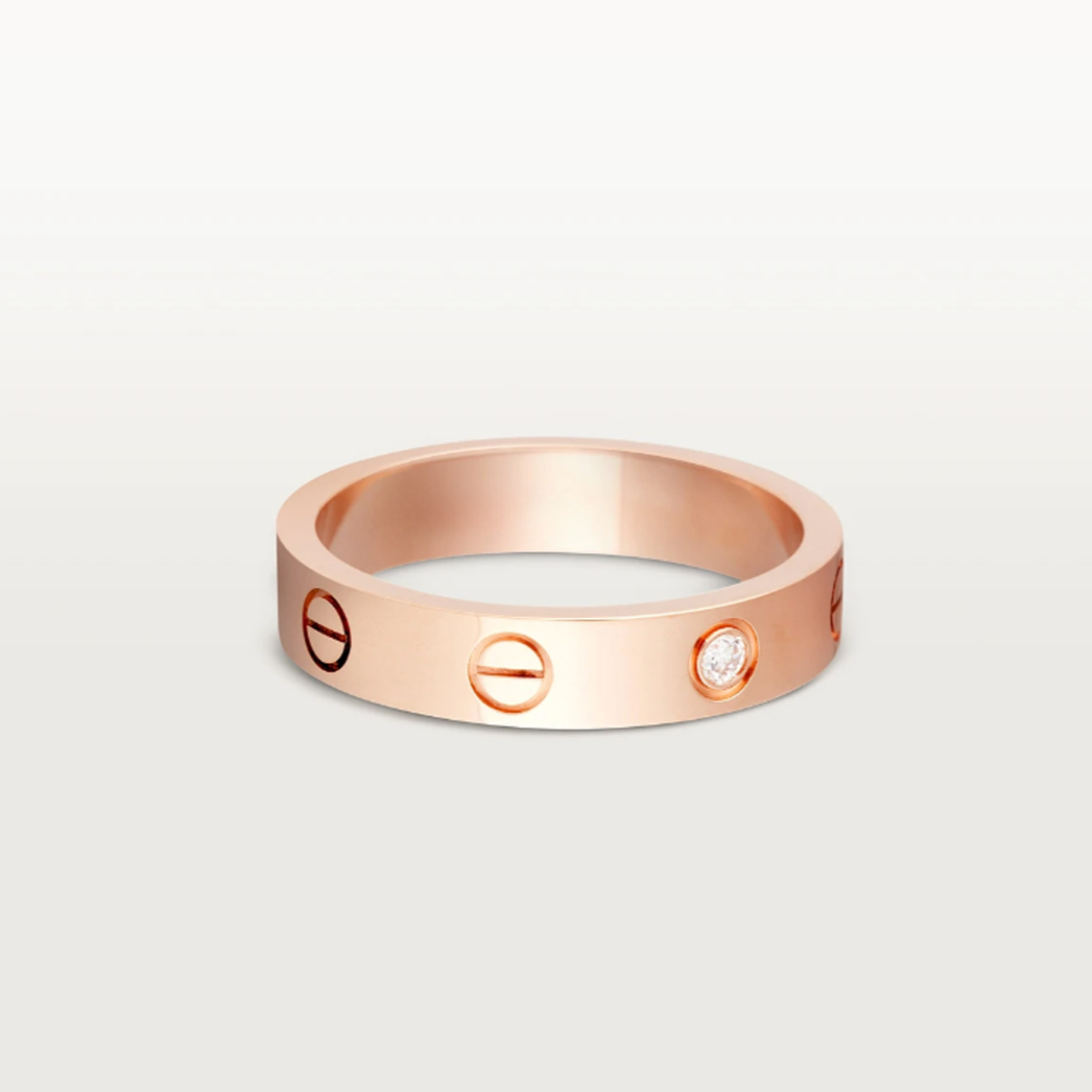 Love Ring with 1 Diamond