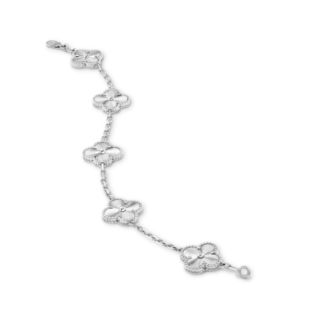Amber Armband - Silver / Pattern