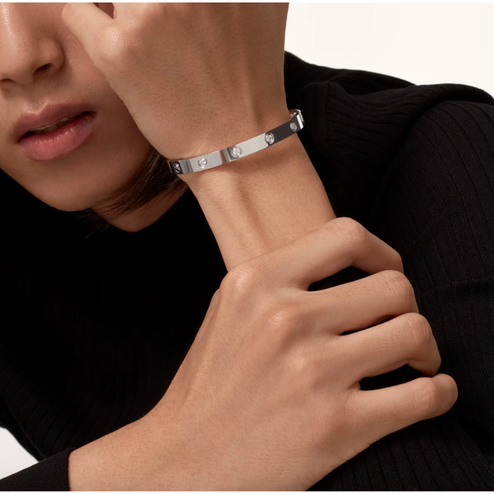 Bling Love Bracelet - Silver