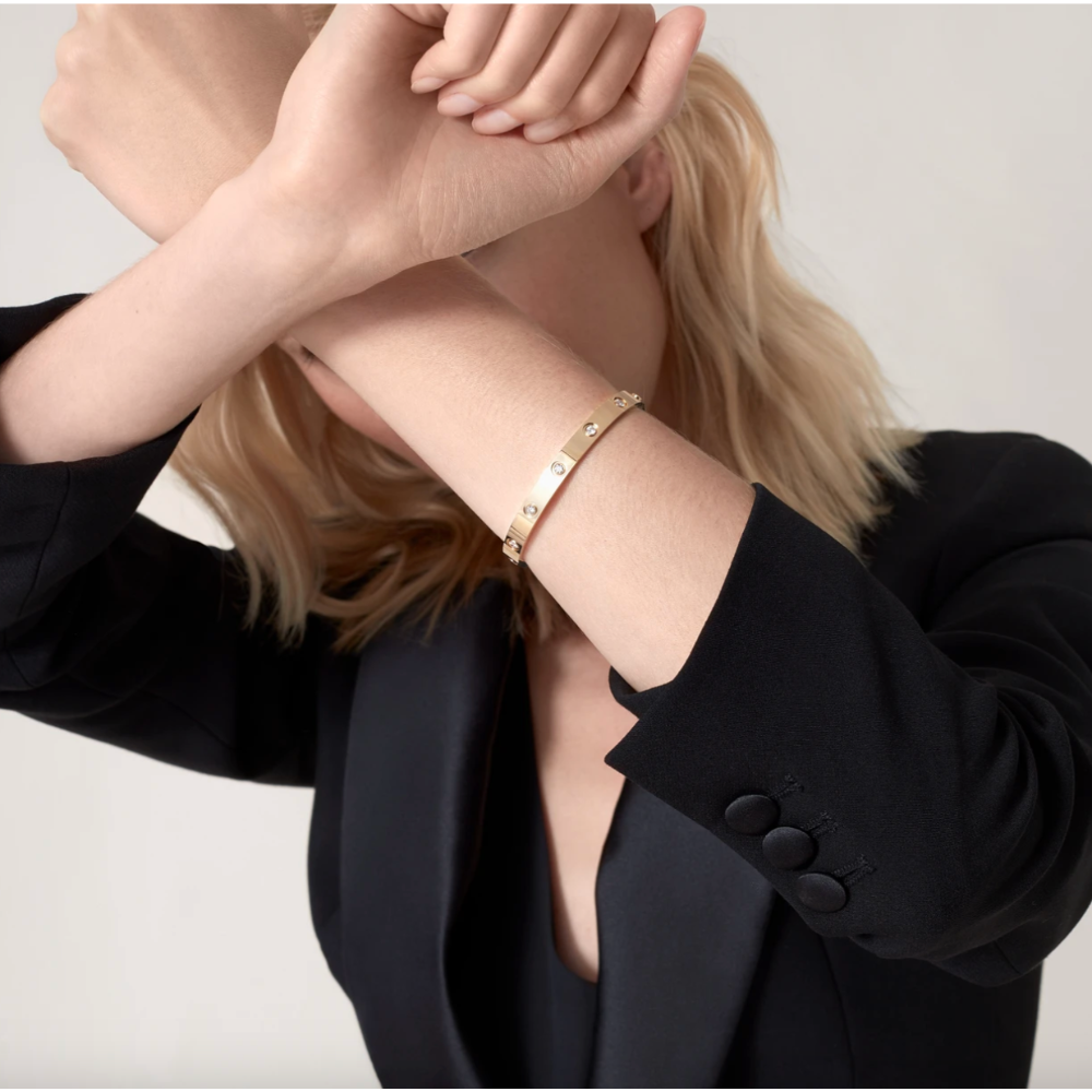Bling Love Bracelet - Gold