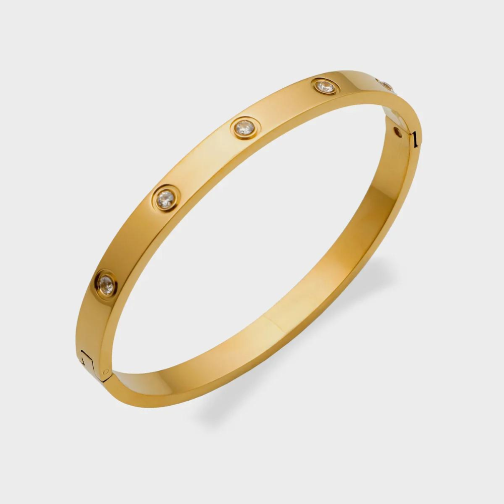 Bling Love Bracelet - Gold