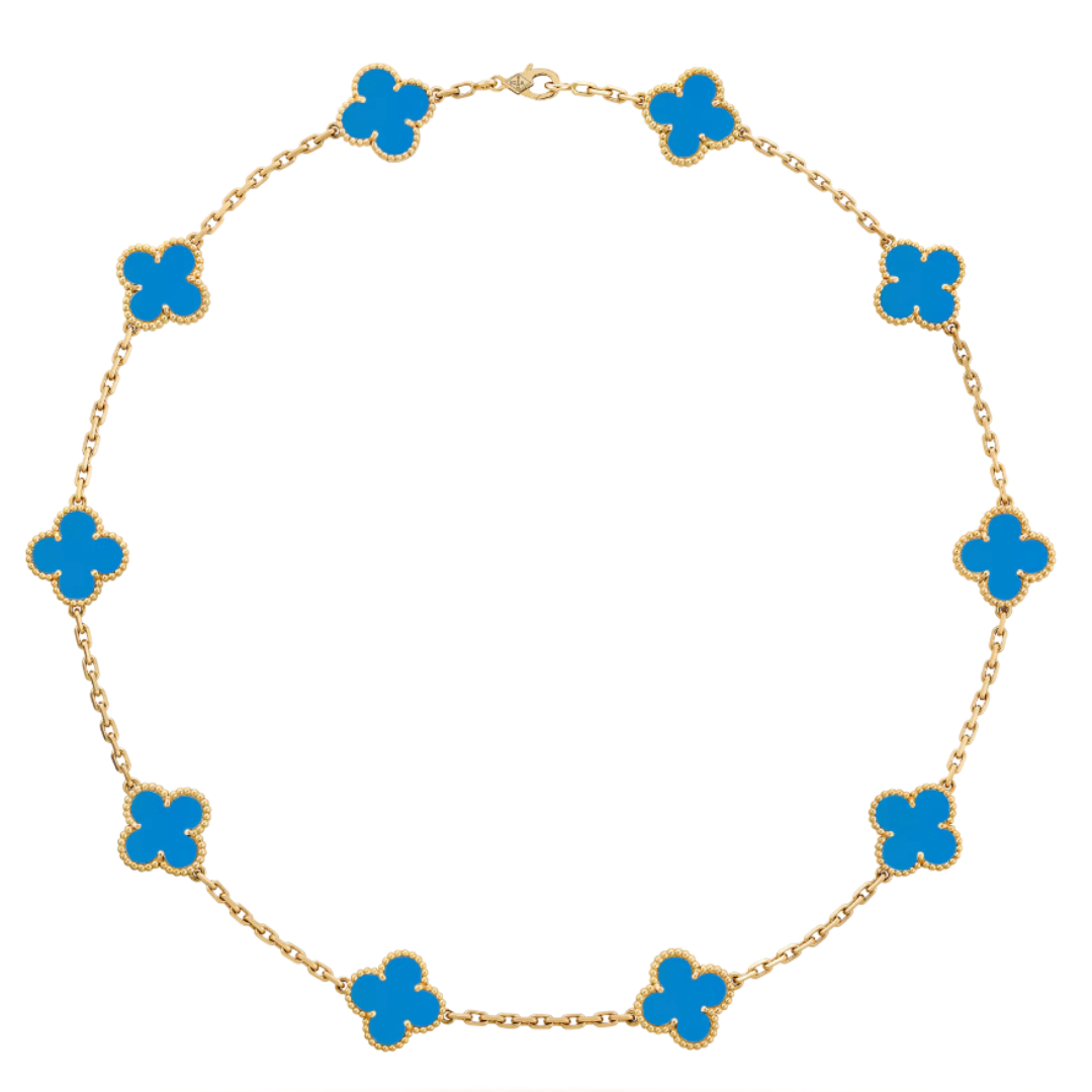 Coki Melli Necklace - Blue / Gold