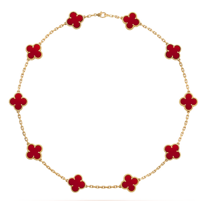 Coki Melli Necklace - Red / Gold