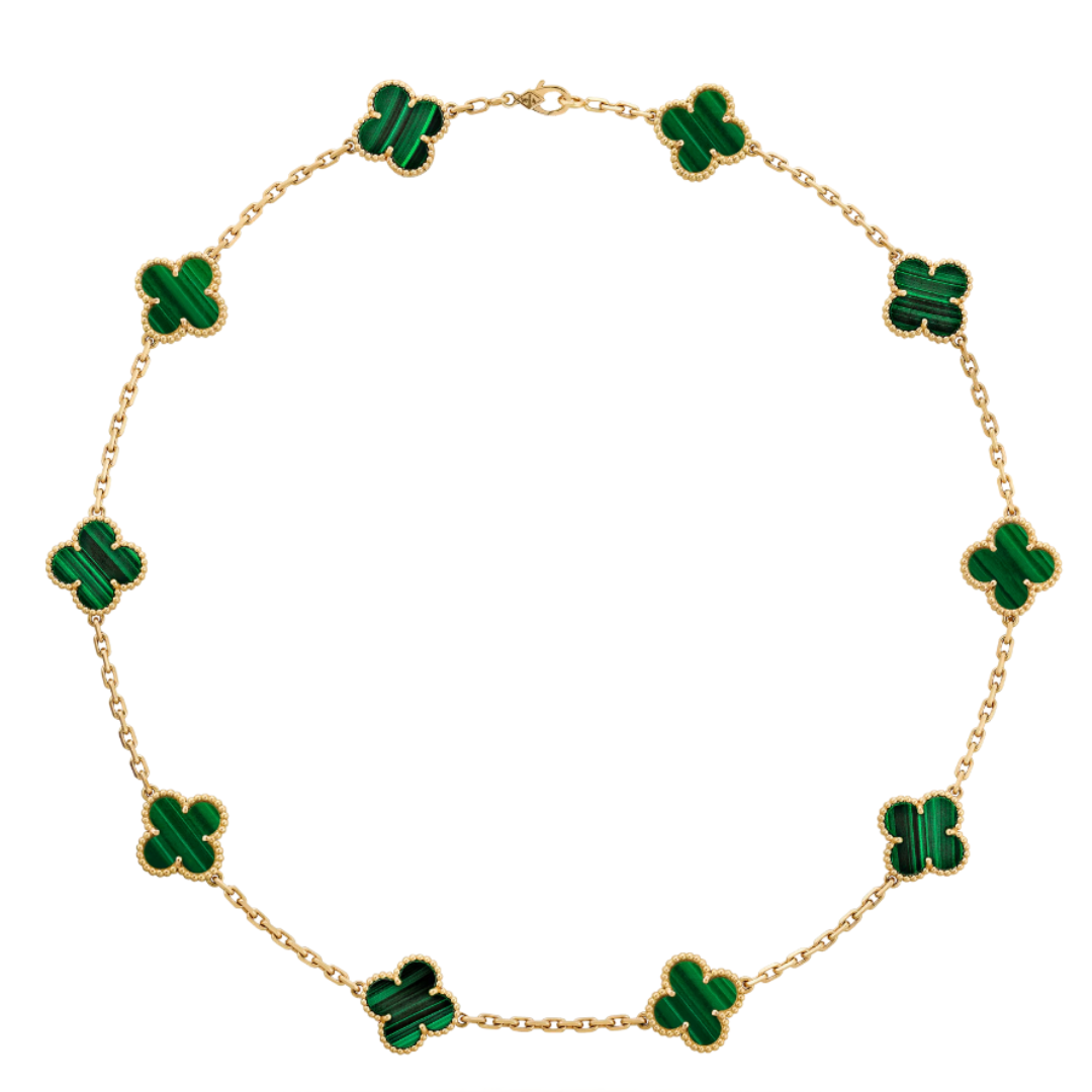 Coki Melli Necklace - Green / Gold