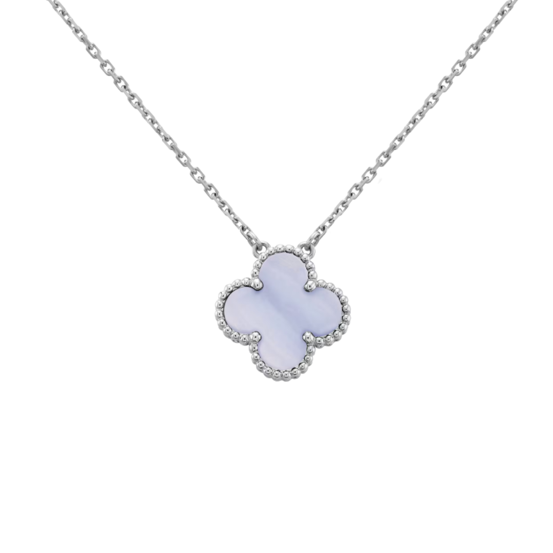 Coki Necklace - Light Blue / Silver