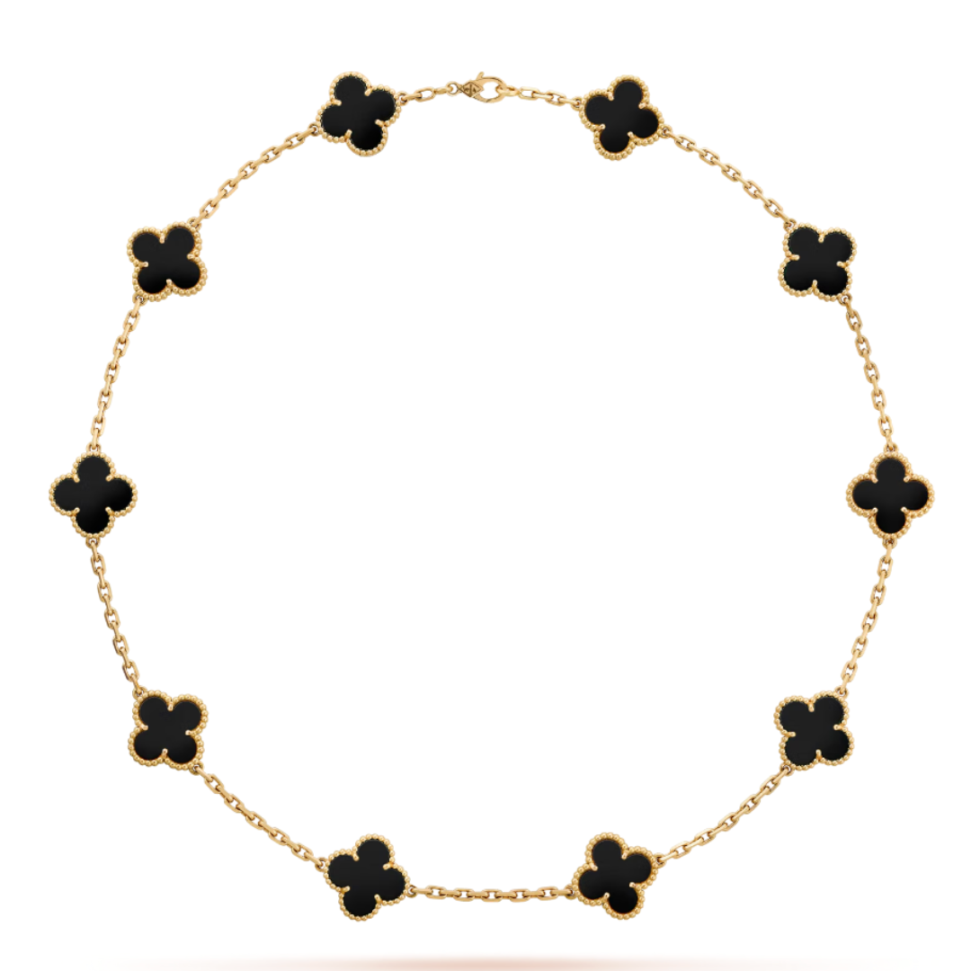 Coki Melli Necklace - Black / Gold