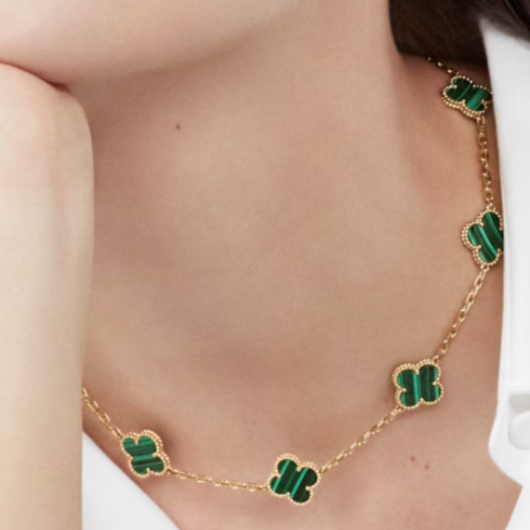 Coki Melli Necklace - Green / Gold
