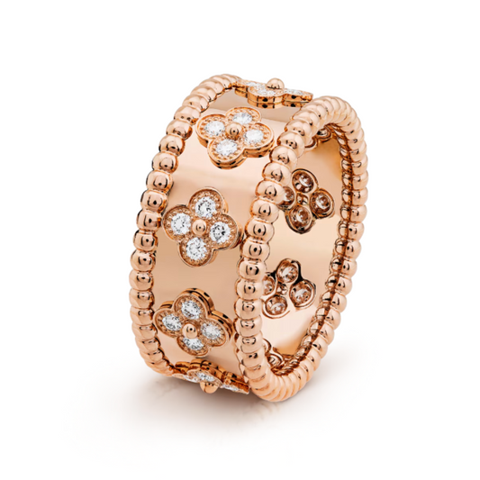 Abby Ring - Diamond / Pink