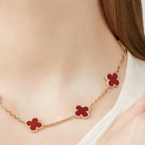 Coki Melli Necklace - Red / Gold