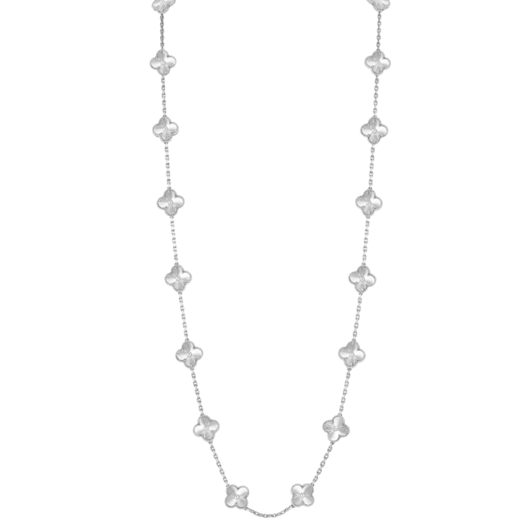 Coki Long Melli Necklace - Silver