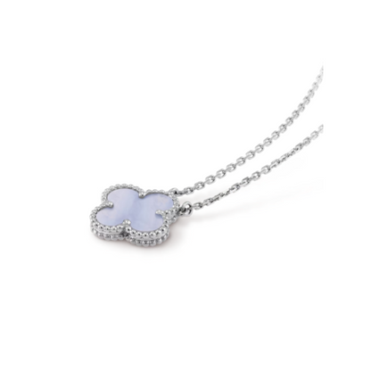 Coki Necklace - Light Blue / Silver