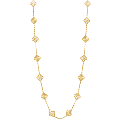 Coki Long Melli Necklace - Diamond / Gold
