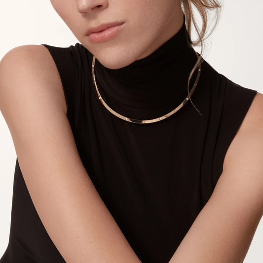 Adèle Necklace - Rose Gold / Diamond