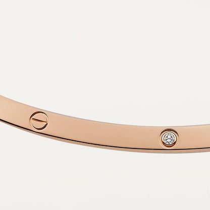 Adèle Necklace - Rose Gold / Diamond