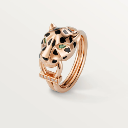Panther Amber Ring