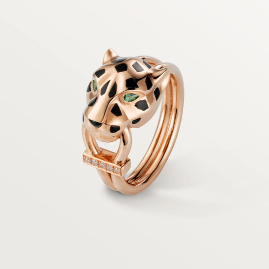 Panther Amber Ring