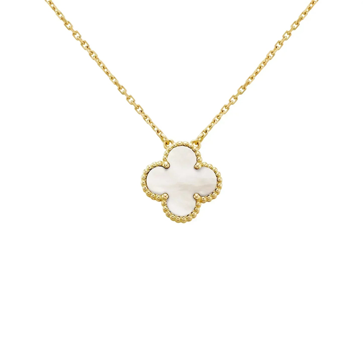 Coki Necklace - White / Gold