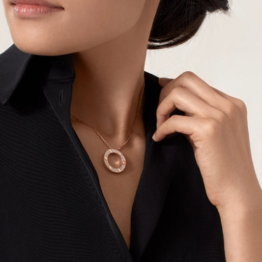 Ava Necklace - Gold / Diamond