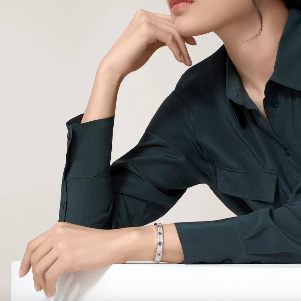 Ava Diamond Bracelet - Silver