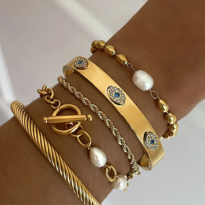 Topaz Bracelet - Gold