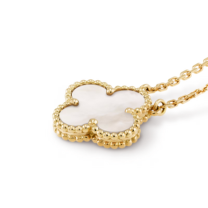 Coki Necklace - White / Gold